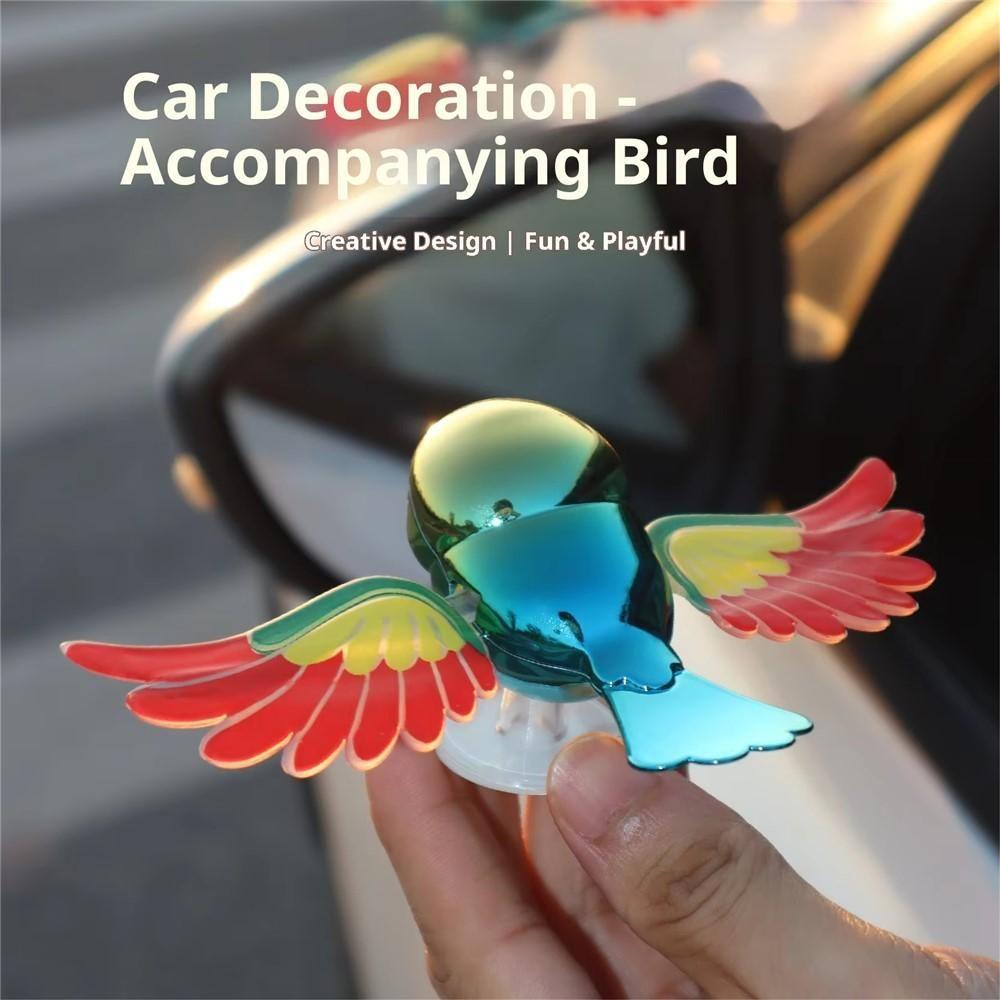 Wind-Powered Swinging Bird Wings Car Bonnet Ornament – Moving Wings Car Decoration Accessory