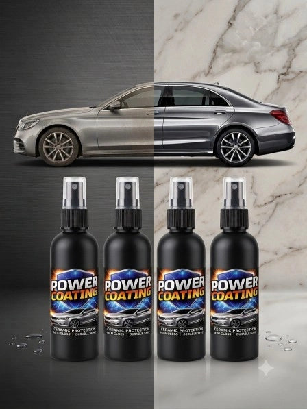 Nano Ceramic Coating Spray for Car | Deep Gloss Waterproof Shine - Pack of 4